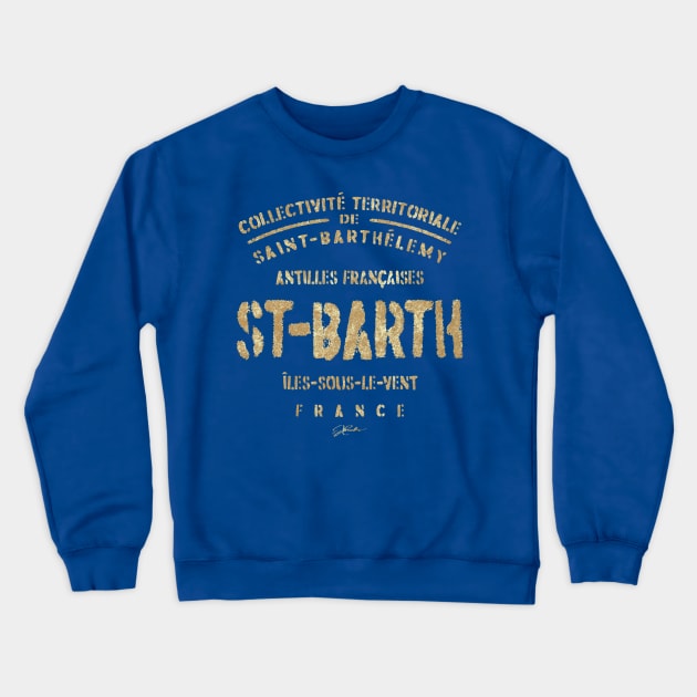 St. Barth, French Antilles Crewneck Sweatshirt by jcombs